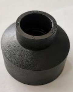 Reducing coupling 50mmx25mm, hot melted, for PE pipe